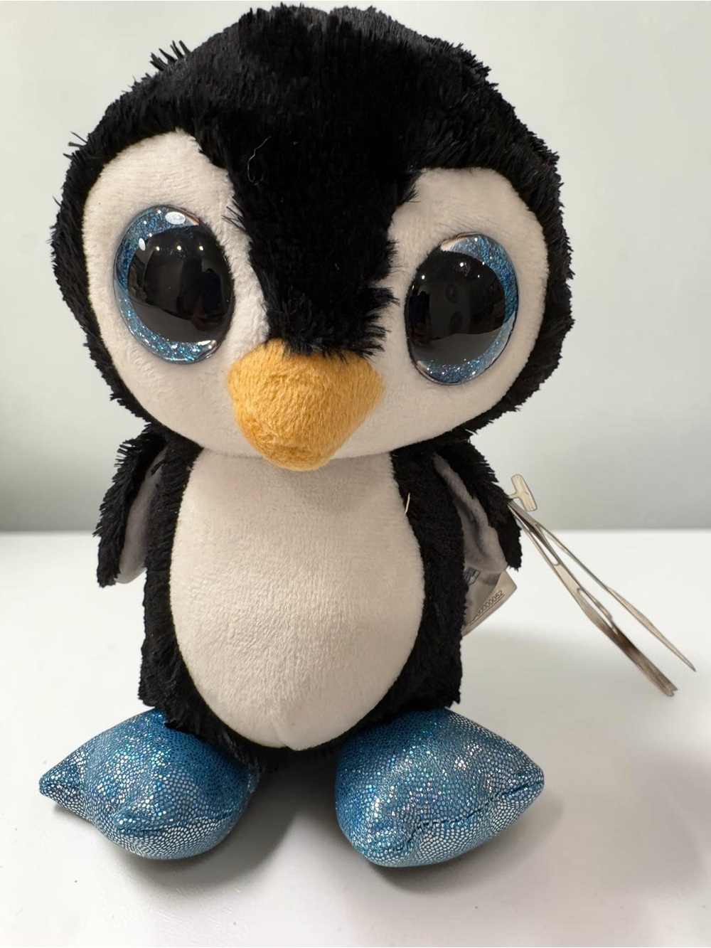 Li’l Dreamers Penelope Penguin Plush NWT Blue Glitter Eyes Sparkle Feet